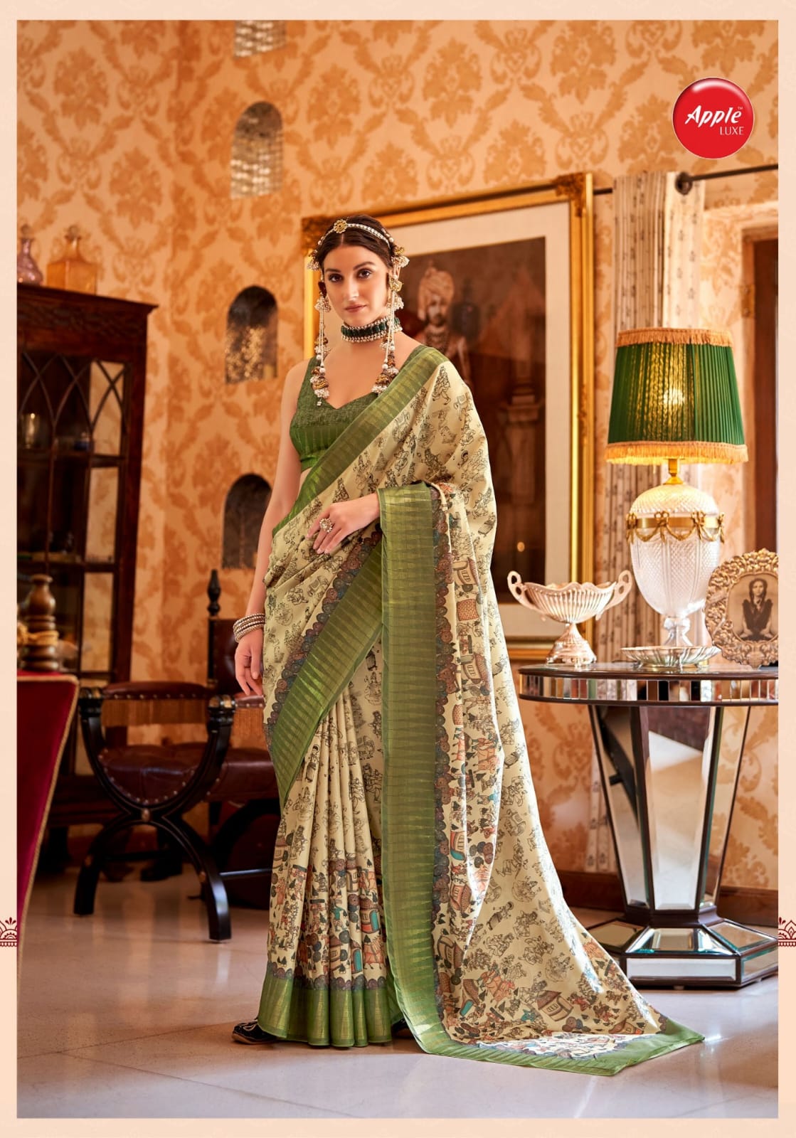 Morpankh By Apple Manipuri Temple Patta Designer Sarees Wholesale Price In Surat